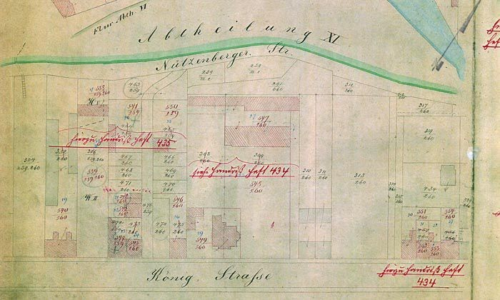 Alte Papierfabrik aus der Vogelperspektive